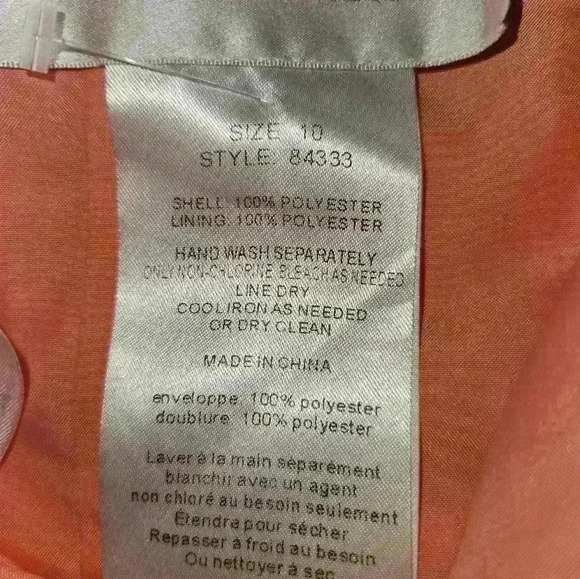 Davids Bridal Womans One Shoulder Dress Size 10 - Picture 13 of 13